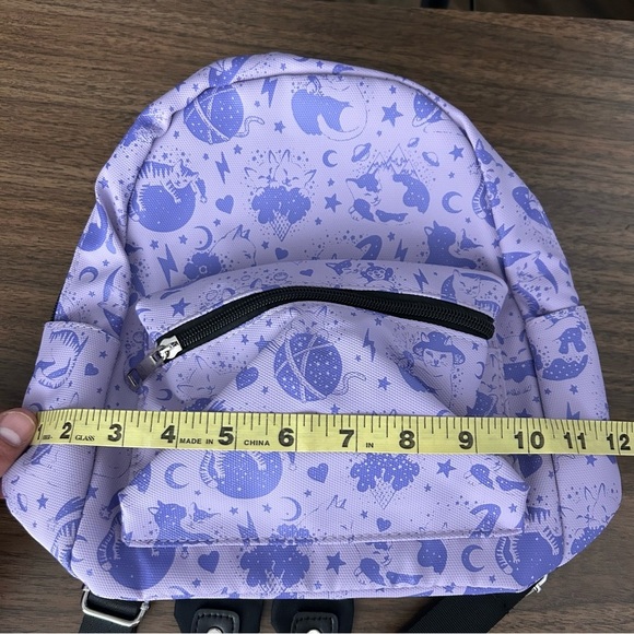Celestial Cat Collage Mini Backpack OS - Picture 7 of 9